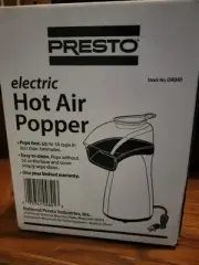 Presto Electric Hot Air Corn Popcorn Maker 04841