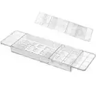 NNEOBA Adjustable Bath Shelf Bathtub Tray Caddy