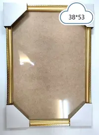 在飛比找樂天市場購物網優惠-拼圖木框 - 台灣製721優質金色木框 (適用作品尺寸：38