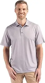 [Cutter & Buck] Pike Eco Shadow Check Print Recycled Mens Big & Tall Polo