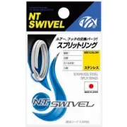 NT Swivel E.XRS Stainless Steel Fishing Split Ring #3 (9.1kg)