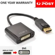 DisplayPort Male to DVI Female Cable Adaptor Plug for Monitor/Laptop/PC/TV