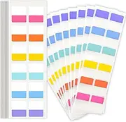 VANRA 840pcs Sticky Index Tabs Bulk Sticky Note Tabs File Tabs Self Adhesive Page Flags Sticker Colored Writable Labels for Bookmarks Page Markers for Books, Planner, Reading (1 Inch)