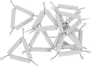 SOESFOUFU Sturdy Iron Cotton Crucible Rack Support for Science Teaching Instruments