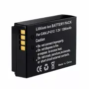 LP-E12 Battery for Canon EOS M M2 M10 M50 M100 100D Rebel SL1 Kiss X7 Rebel SL1