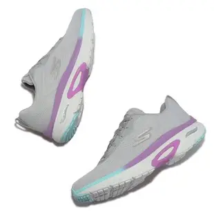 Skechers 慢跑鞋 Go Run Arch Fit-Day Break 女鞋 灰 紫 避震 緩衝 運動鞋 128957GYLV