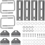 Generic 8" Boat Trailer Bunk Brackets Kit Boat Accessories Boat Trailer Parts for 3"x3"