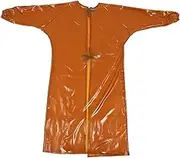 Work Clothes Disposable Aprons Work Apron Stretch Suit Smock for Slaughter House Proof Smock Hair Apron Pvc Yellow Acid-resistant Smock Apron Splash-proof Overalls Cuff