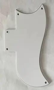 Guitar Parts Guitar Pickguard for Gibson SG '61 Reissue Style 5 Ply White