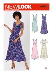 New Look Sewing Pattern N6617 6617 Misses' Dresses
