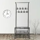 Metal Hat Coat Rack Cloth Umbrella Shoes Bag Organizer Hanger Hook Stand Rack AU