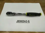 Snap-on Tools NEW HI-VIZ 3/8" Drive Soft Grip Compact Flex Ratchet FHCLF72HV