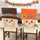 Autumn Scarecrow Chair COVERS