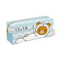 在飛比找PChome24h購物優惠-San-X 拉拉熊你好海獺系列防水筆袋包