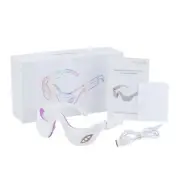 NNEOBA EMS Microcurrent Pulse Eye Massager with Heating Therapy for Fatigue Reli