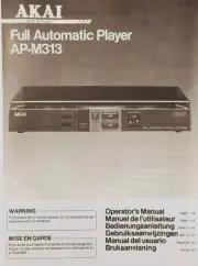 AKAI AP-M313 Midi Automatic Turntable - Operating Instruction - USER MANUAL