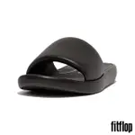 【FITFLOP】D-LUXE 軟墊皮革涼鞋-女(黑色)