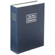 Disguised Book Lock Box Safe Hidden Secret Diversion Home Security Stash Cash