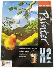 Rare Vintage Fractal Design PainterX2 Extension for Painter 2.0 For Macintosh