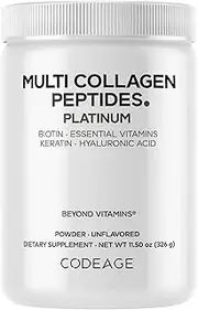 [Codeage] Platinum Multi Collagen Peptides Unflavored - 11.57 oz