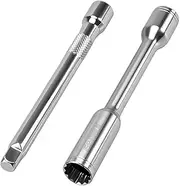 9/16 Enhanced Magnetic Spark Plug Socket for Thin Wall with 3/8 Extension Bar Compatible with Ford F150 V-8 Engines