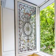 1 Sheet Glass Window Static Cling Sticker Double-Sided Covering Film