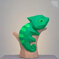 在飛比找蝦皮商城優惠-問創設計 DIY手作3D紙模型 禮物 擺飾 小動物系列 - 