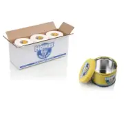 Howies Hockey Stick Tape White Cloth Hockey Tape - 12 pack With Tin