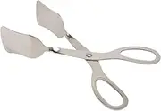 1Pc Stainless Steel Salad Clip Sturdy Food Tong for Buffet Serving for Cake Bread Pastries and BBQ Essential Kitchen Tool for Cooking and Food Serving