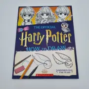 Official Harry Potter How to Draw by Isa Gouache (English) Paperback Book