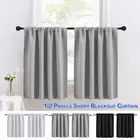 Thermal Blackout Small/Short Curtains Indoor Bedroom & Kitchen Window Curtain AU