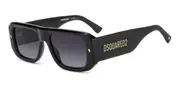 Dsquared2 D2 0107/S 807/9O Men's Sunglasses Black Size 54