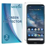 [3 Pack] Nokia 8.3 5G Ultra Clear Screen Protector Film by MEZON – Case Friendly, Shock Absorption (Nokia 8.3 5G, Clear) – FREE EXPRESS