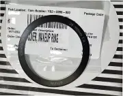 Canon EF 24-105mm f/4 L IS USM Lens Front Label Name Ring Assembly Part YB2-0895