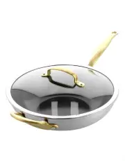 [GreenPan] Premiere Wok 30cm in Stainless steel