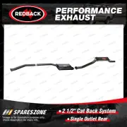 Redback 2 1/2" Cat Back System Single Outlet Rear for Ford Falcon AU 4.0L 98-02 (for: Ford)