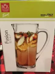 RCR Cristalleria Pitcher Crystal 40 Oz. NEW IN BOX MIB Italy