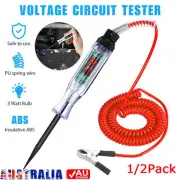 2PC Tester Wire Light Sense Test Tool 3V-70V Automotive Car Circuit Probe Pen AU