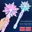 Princess Light Up Snowflake Wand Glow Snowflake Wand Christmas Gifts