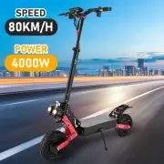 4000W Daul Motor Electric Scooter Unbeatable Power 70km Range 11inch Fat Tyre