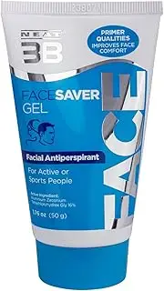 Neat Feat 3B Face Saver Antiperspirant Gel for Facial Perspiration and Shine, 1.76 Fluid Ounces