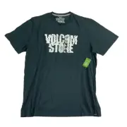 Volcom Mens Shattered Logo Short Sleeve Crewneck T-Shirt Black XL
