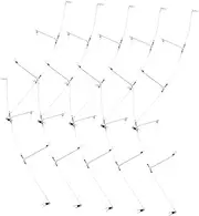 10pcs Stainless Steel Fishing Gear Snap Swivels for Fishing Wear-Resistant Fishing Lines Fishing Leaders Fishing Wire Fishing Accessories Steel Leaders for Pike Fishing Bait Wire