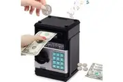 Kids' Electronic Piggy Bank with Music & Password - Coin & Cash Savings Box