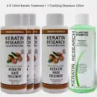 Brazilian complex hair Keratin Blowout Treatment 480ml with Clarifying Shampoo