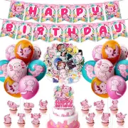 94 Pcs Axolotl Birthday Decorations Party Supplies Axolotl Cupcake Toppers Ballo