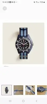 Marathon Watch Co X J. Crew Pilot's Navigator with Date Navy JCREW Swiss