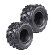 Pair 18x9.50-8 Wheel Tire Rim Tubeless For ATV Quad Go Kart Buggy Golf Cart