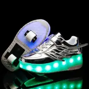 Double Wheel Led Roller Skates - Size 38
