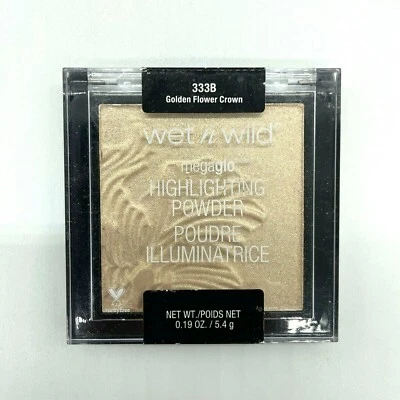 Wet N Wild Megaglo Highlighting Powder, Golden Flower Crown 333B ~ New & Sealed
